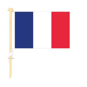 Tafelvlag Frankrijk afm. 10x15cm