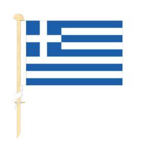 Tafelvlag Griekenland afm. 10x15cm