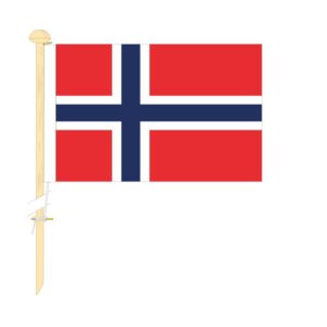 Tafelvlag Noorwegen afm. 10x15cm