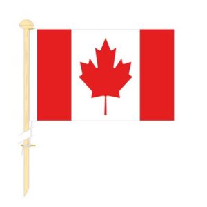 Tafelvlag Canada afm. 10x15cm