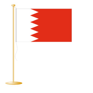 Tafelvlag Bahrein afm. 10x15cm