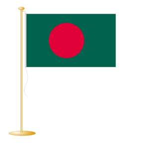 Tafelvlag Bangladesh afm. 10x15cm