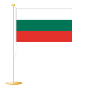 Tafelvlag Bulgarije afm. 10x15cm
