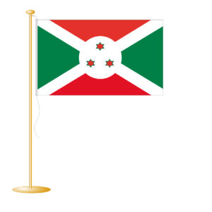 Tafelvlag Burundi afm. 10x15cm