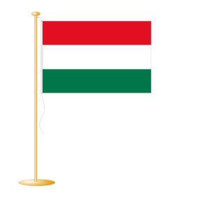 Tafelvlag Hongarije afm. 10x15cm