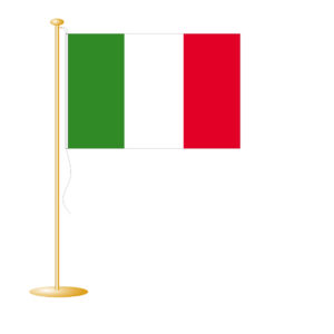 Tafelvlag Italië afm. 10x15cm
