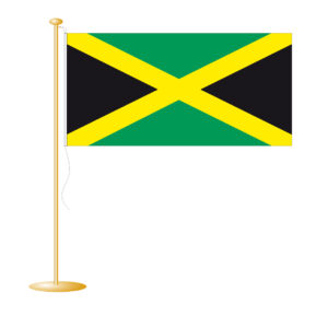 Tafelvlag Jamaica afm. 10x15cm
