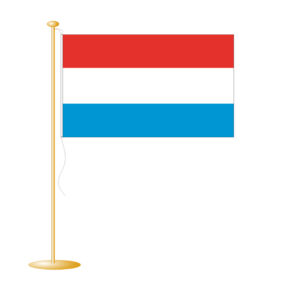 Tafelvlag Luxemburg afm. 10x15cm