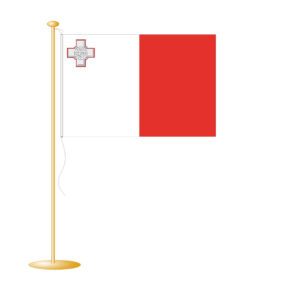 Tafelvlag Malta afm. 10x15cm
