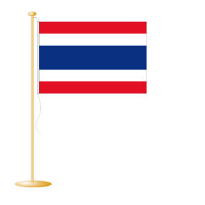 Tafelvlag Thailand afm. 10x15cm
