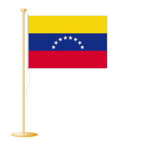 Tafelvlag Venezuela afm. 10x15cm