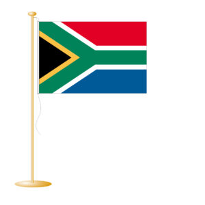 Tafelvlag Zuid-Afrika afm. 10x15cm