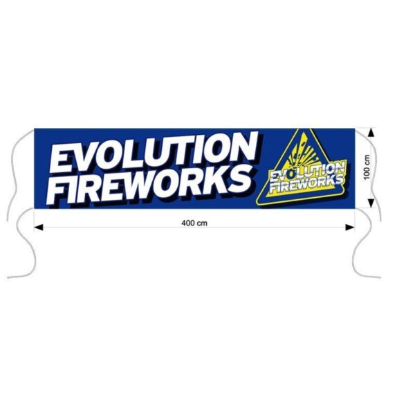 Spandoek Evolution vuurwerk